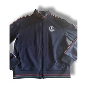 LORNA JANE -  Full Zip Athletic Jacket Womens Sz L - Black - Poly‎ Cotton Blend